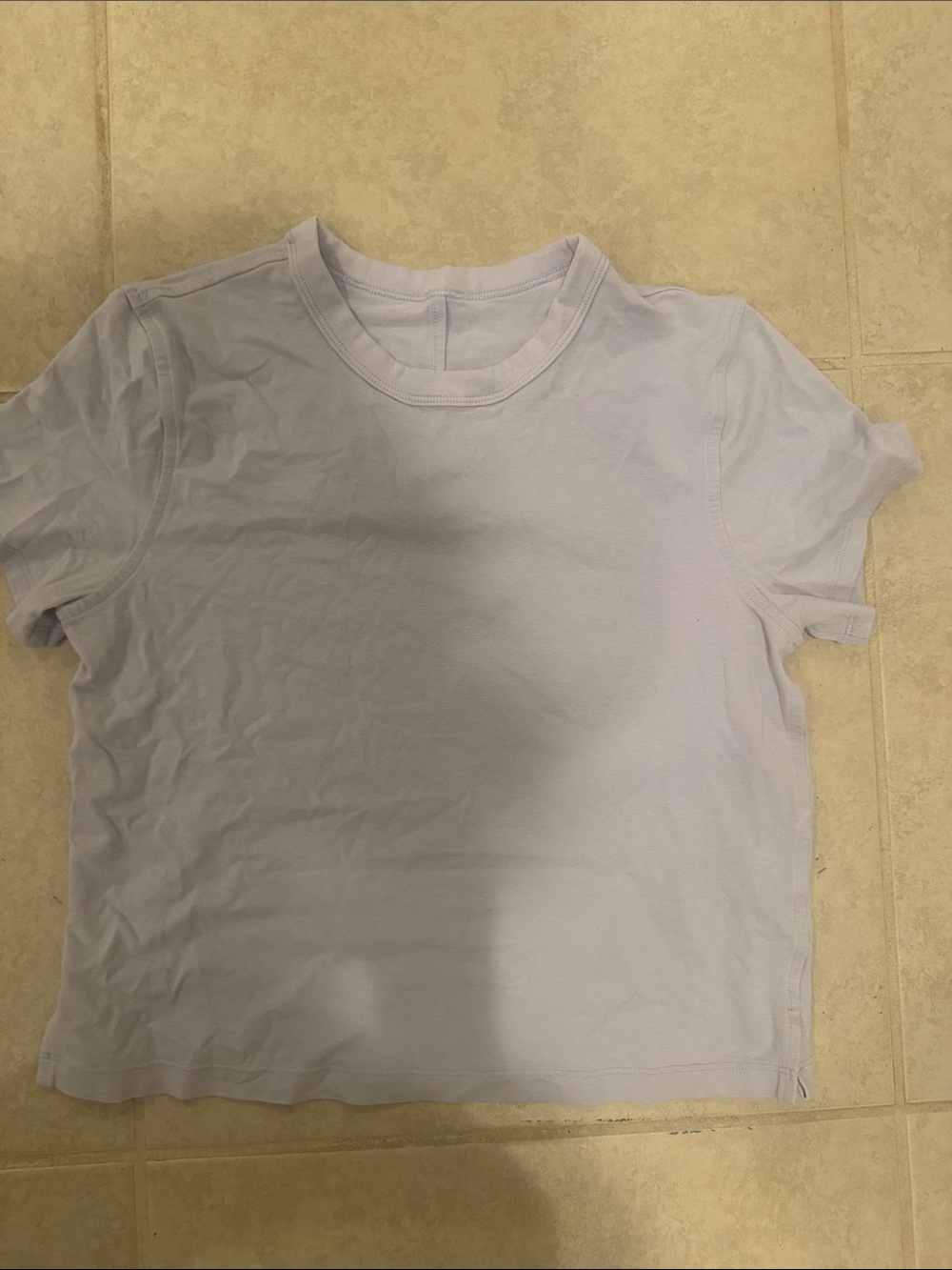 lululemon athletica Short Sleeve Crew Tee in Pale Lavender